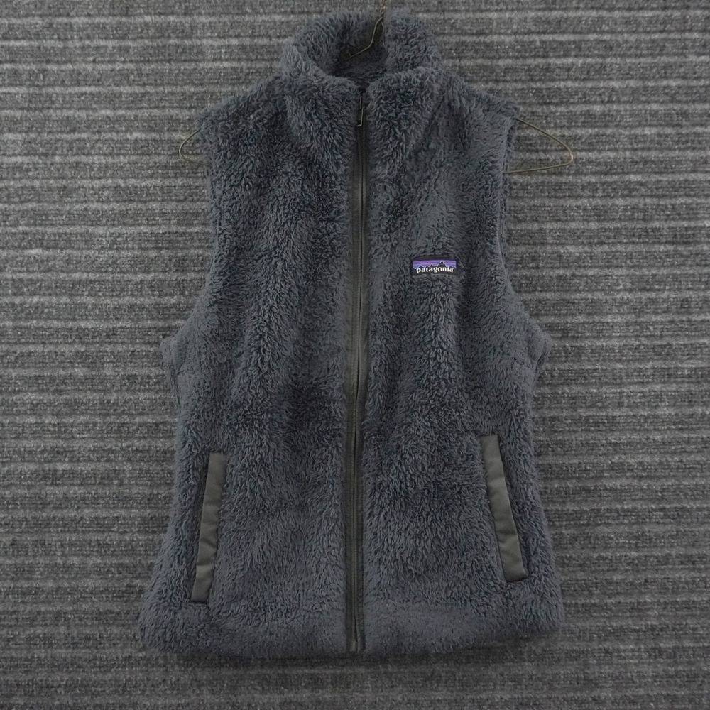 Patagonia Los Gatos Fleece Vest Womens XS Gray Full Zip Outdoor Layering